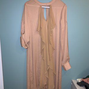 BCBG Maxazaria Cynthia Cascade Dress Women XS